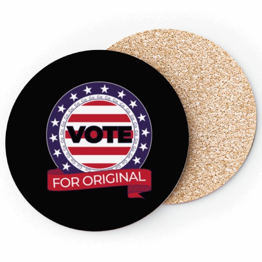 Election design USA Flag gift election campaign Coasters