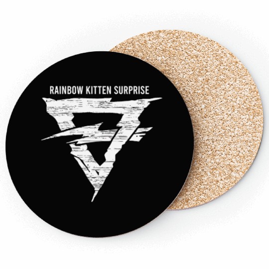 Rainbow Kitten Surprise Indie Band Tribute Coasters