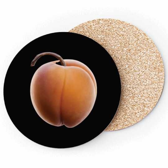 Apricot Realistic Coasters