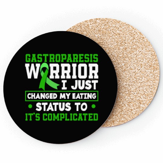 Gastroparesis Warrior Awareness Coasters