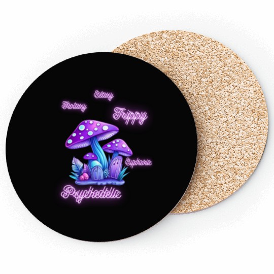Fungal Fantasy Coasters