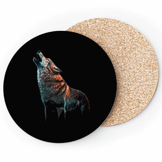 Howls Animal Print Lovers Coasters