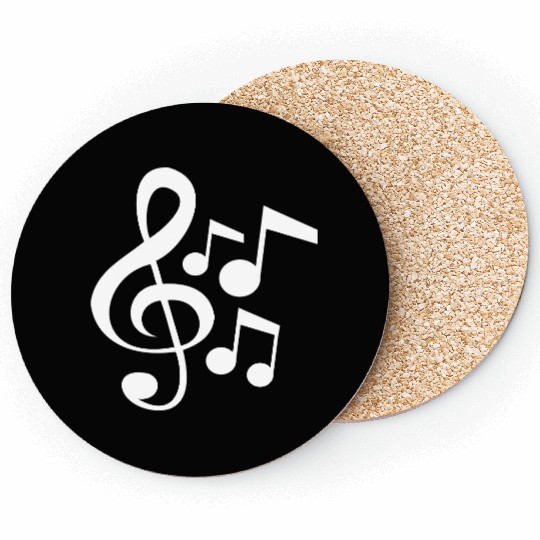 Music Clef Note French Violin Treble Musical Sound Coasters