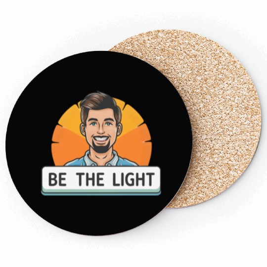 Awesome Design Of Be The Light Coasters