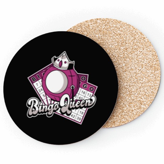 Bingo Queen Professional Caller Daubers Bingo Coasters