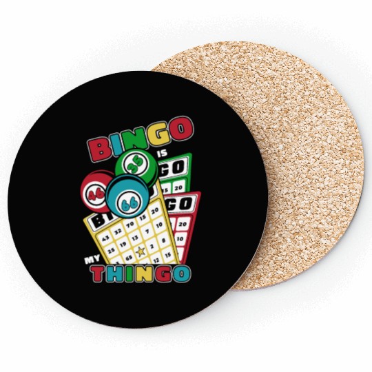 Bingo Is My Thingo Caller Daubers Professional Coasters