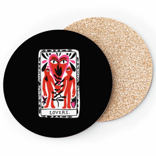 Lovers Card Coasters