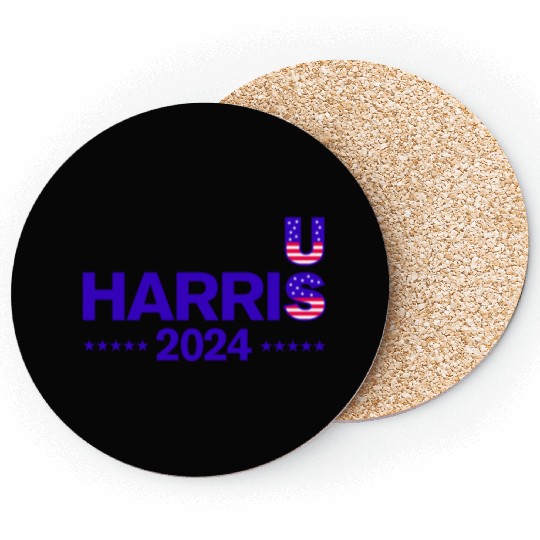 US Election 2024 Harris Coasters