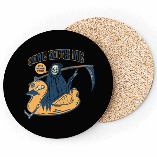 Death Duck Pool Coasters