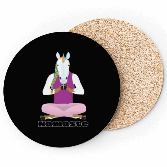 Yoga Unicorn Coasters