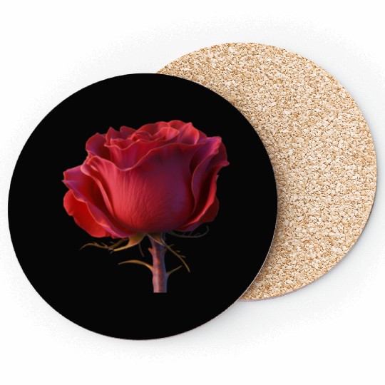 the rose nature design Coasters