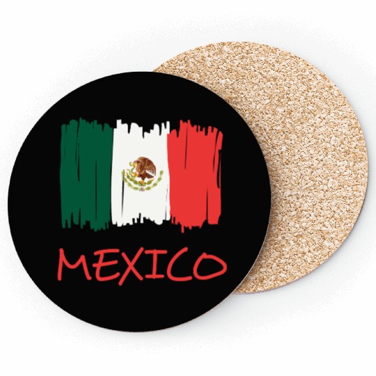 Mexican Flag Coasters