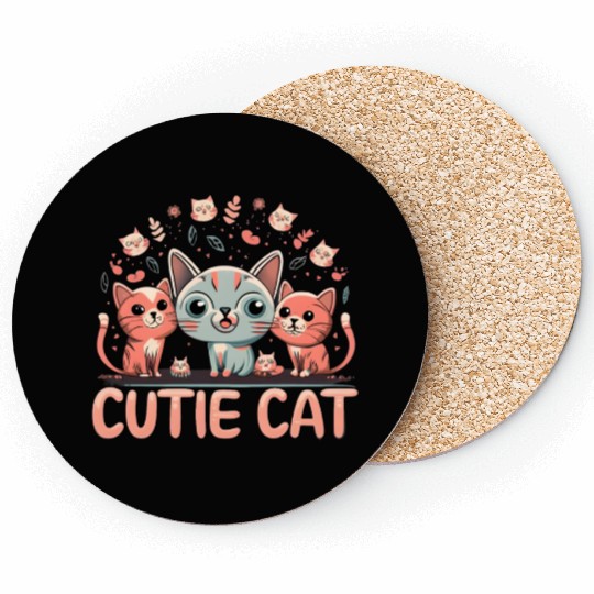 Cutie Cat Coasters