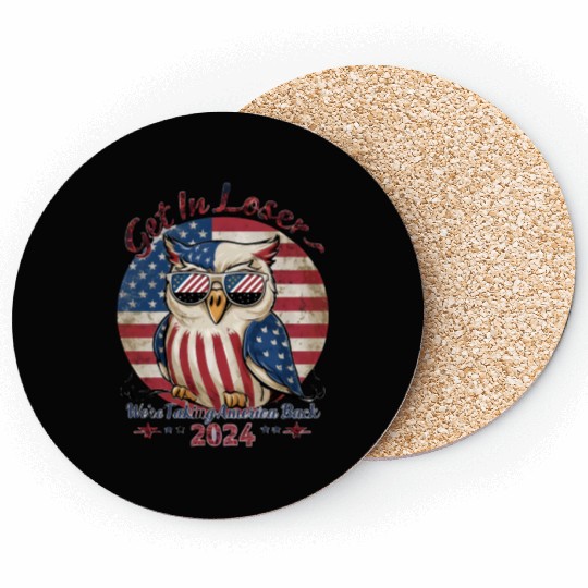 Hilarious Pro-Trump 2024 Coasters Safeguard America