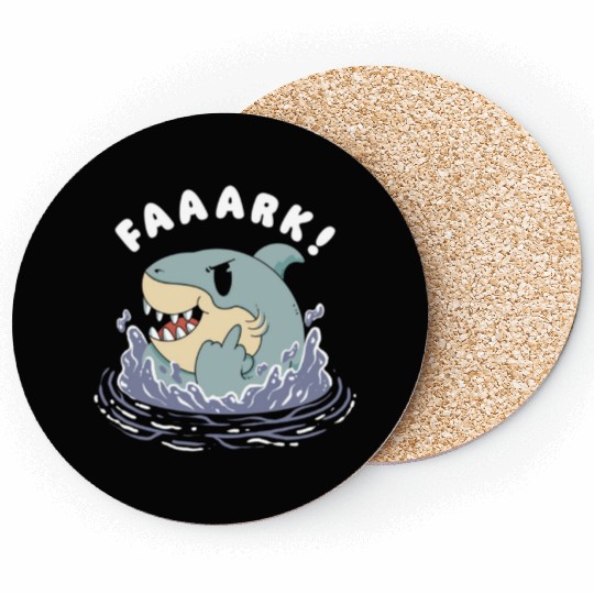 Faaark, Funny Shark Coasters