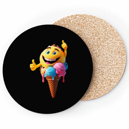 Ice Cream Yes We Can Gift For Ice Cream Lovers Coasters