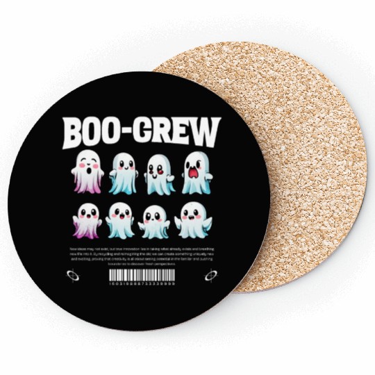 Boo Crew - Halloween Cute Ghost Coasters