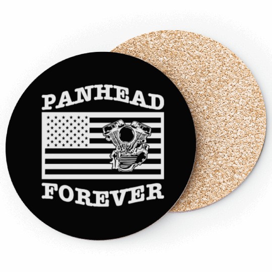 Panhead Forever Flag LIKE US ON FACEBOOK # Coasters