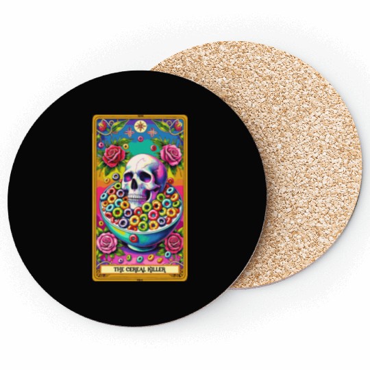 The Cereal Killer Tarot Coasters