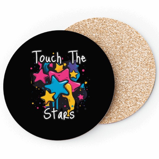 Touch The Stars Splatter Coasters