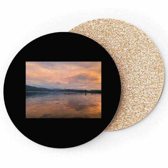 Serene Sunset Coasters