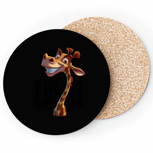 Funny Sarcasm Giraffe – Funny Saying Humorous Pet Coasters