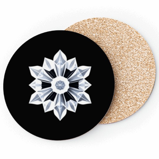 Ice Crystal Coasters