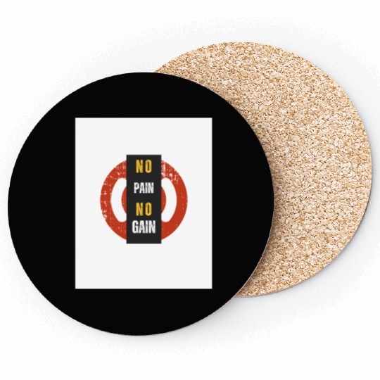 No Pain No Gain Coasters