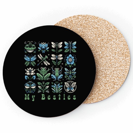 Gardening: My besties in the garden Coasters