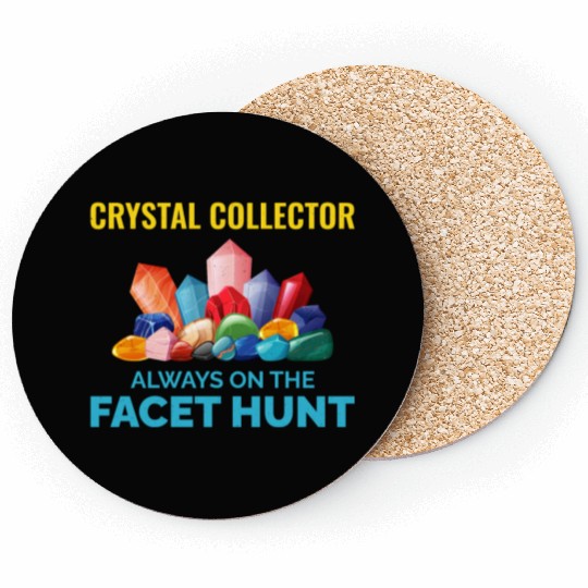 Crystal Collecting Rock Hunting Mineral Collector Coasters