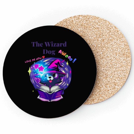 The Wizard Dog Coasters