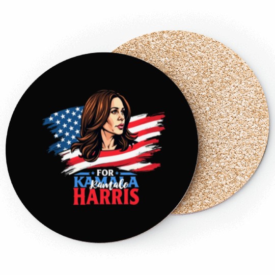 Presidential Election HARRIS WALZ 2024 Coasters