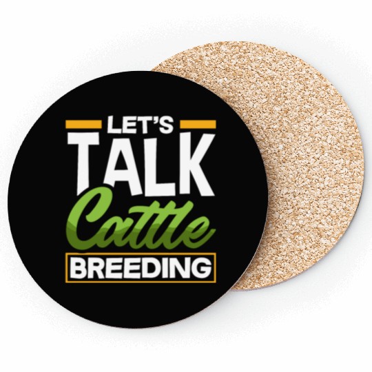 Let's Talk About Cattle Breeding Highland Cow Coasters