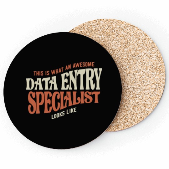 Proud Data Entry Specialist Coasters