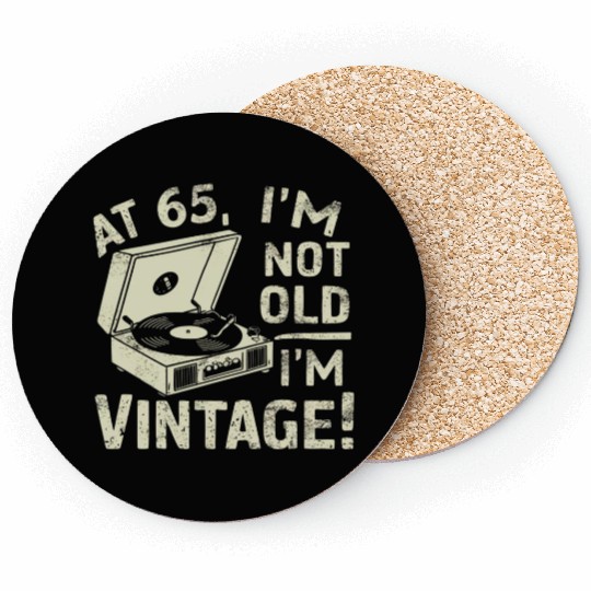 65th Birthday Coasters for him