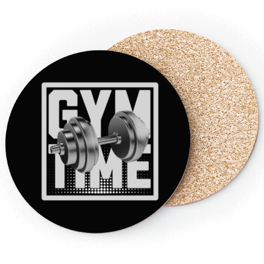'Gym Time' Fitness Motivation GD Coasters