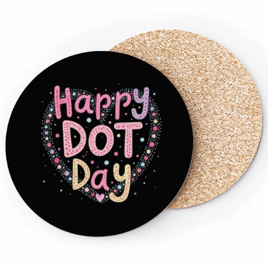 Happy International Dot Day A Splash of Creativity Coasters