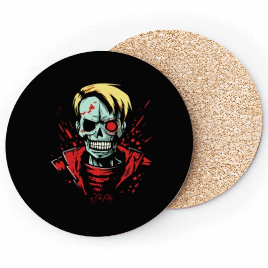 Welcome to the 80s Zombie Coasters