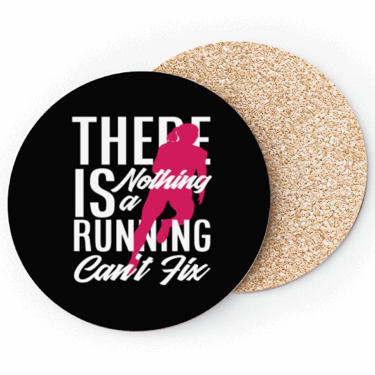 Running Can Fix Everything Coasters