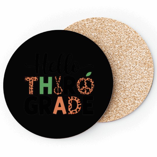 Third Grade Back To School 3rd Grade Teacher Coasters