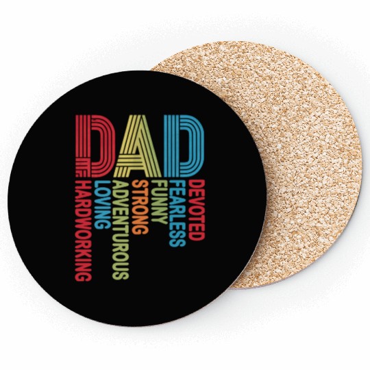 DAD Super Power Gift Coasters