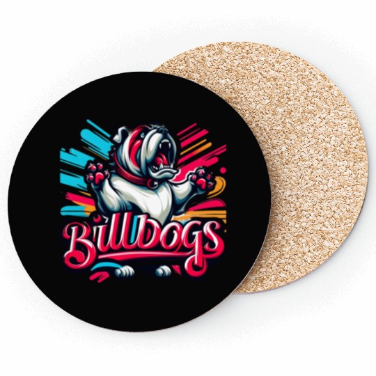 Fierce Bulldogs: Unleash the Power.Coasters