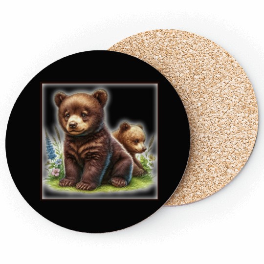 Cute baby animals Coasters