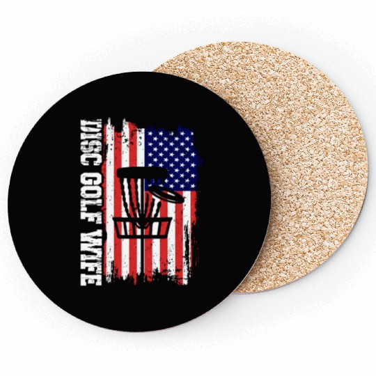 Disc Golf Wife Coasters