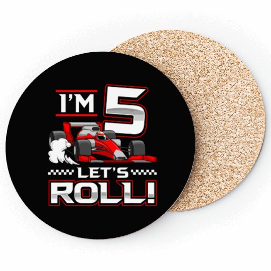 5th Birthday Race Car 5 Year Old Let's Roll Coasters