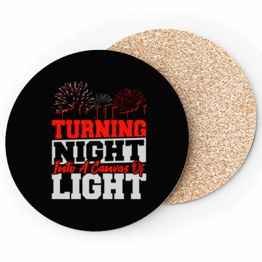 Pyrotechnician Firecracker Pyro Crew Coasters