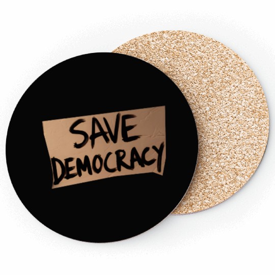 Save Democracy Coasters