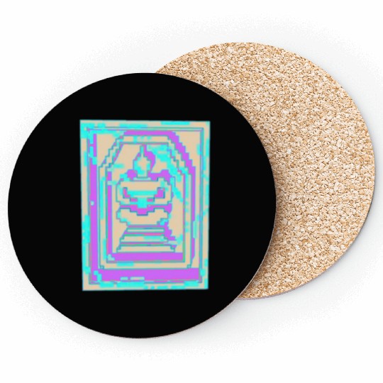 Thai amulets buddha Coasters