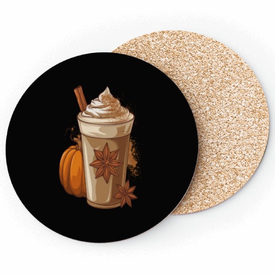 Pumpkin spice latte Coasters