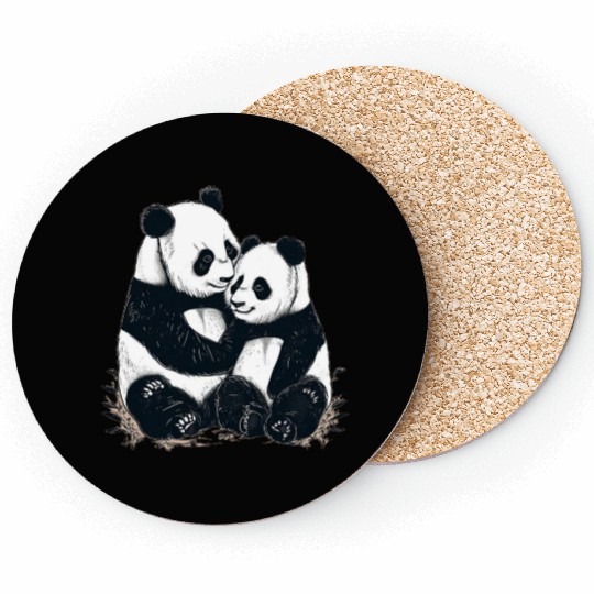 Adorable panda Coasters